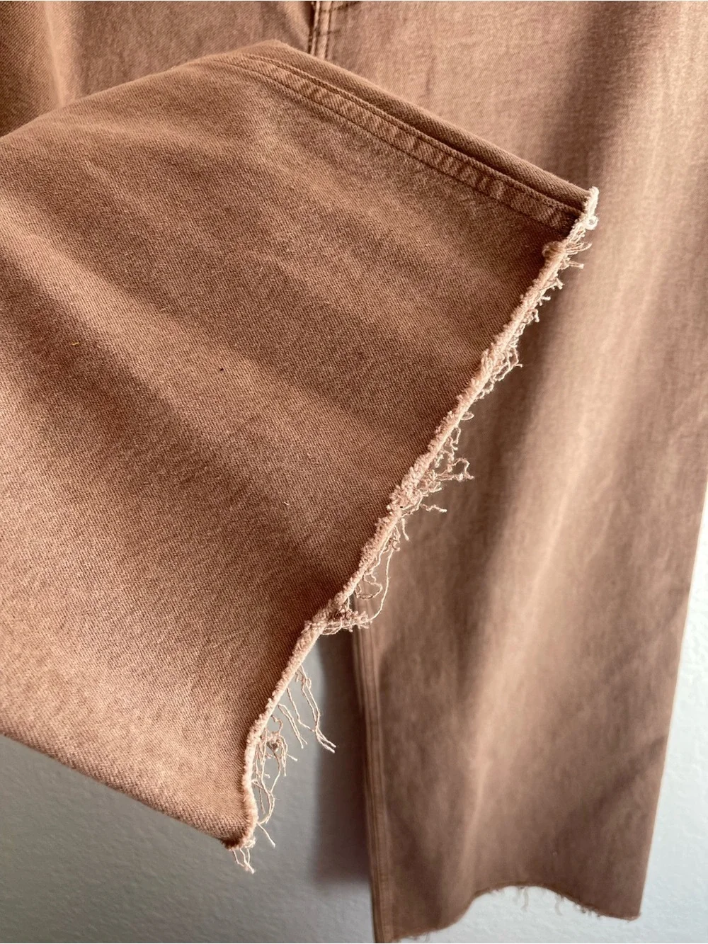 Pistola Penny Vrop High-Rise Wide Leg Jeans in Taupe
